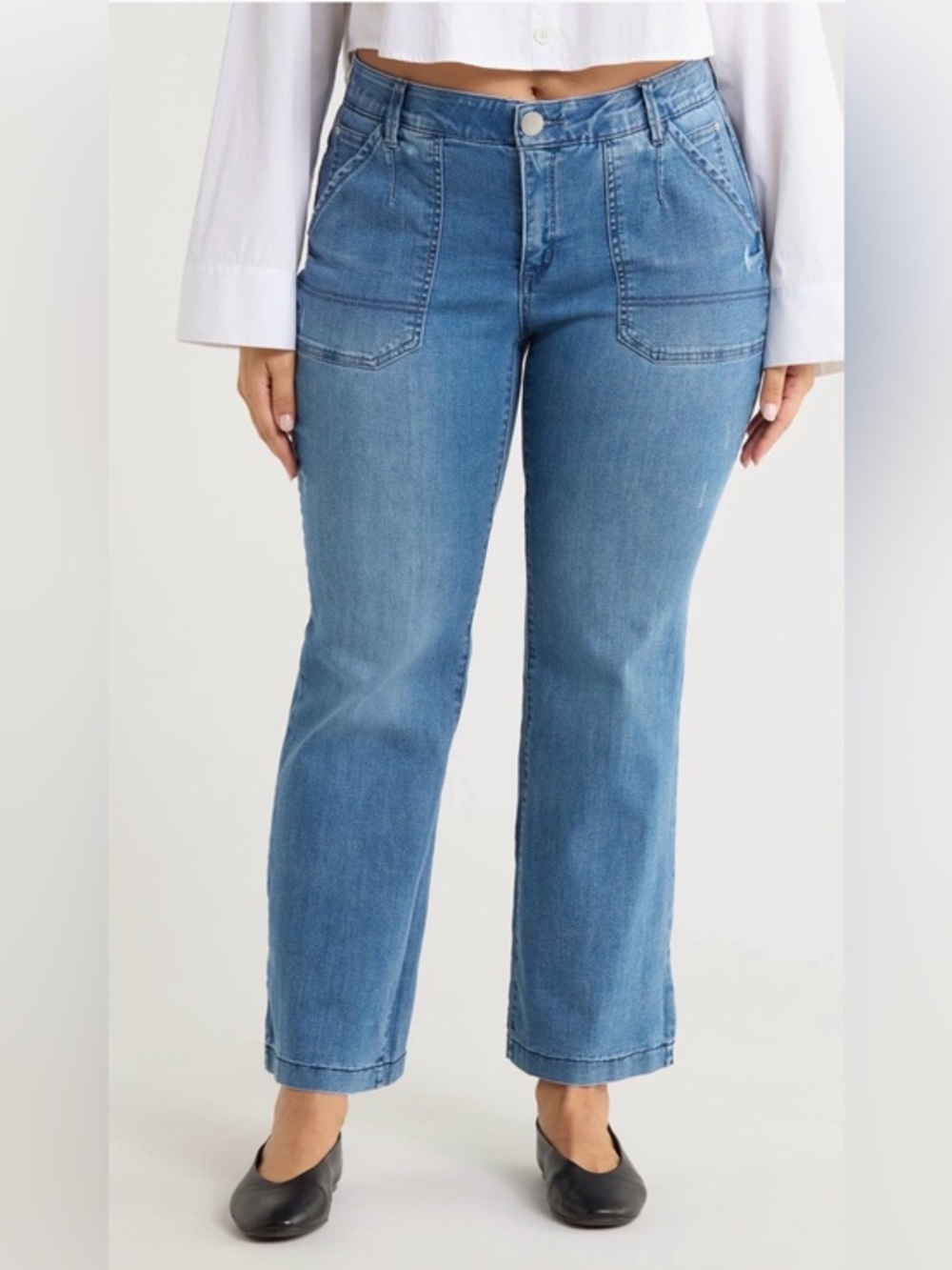 NEW…Democracy AB Technology High Rise Flare Jeans